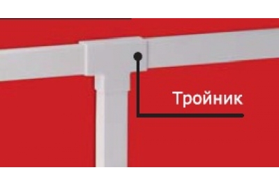 Отвод/соединение (тройник) 25х30мм ДКС