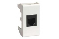 Розетка RJ-45.кат. 5е компьютерная 1 модуль ДКС