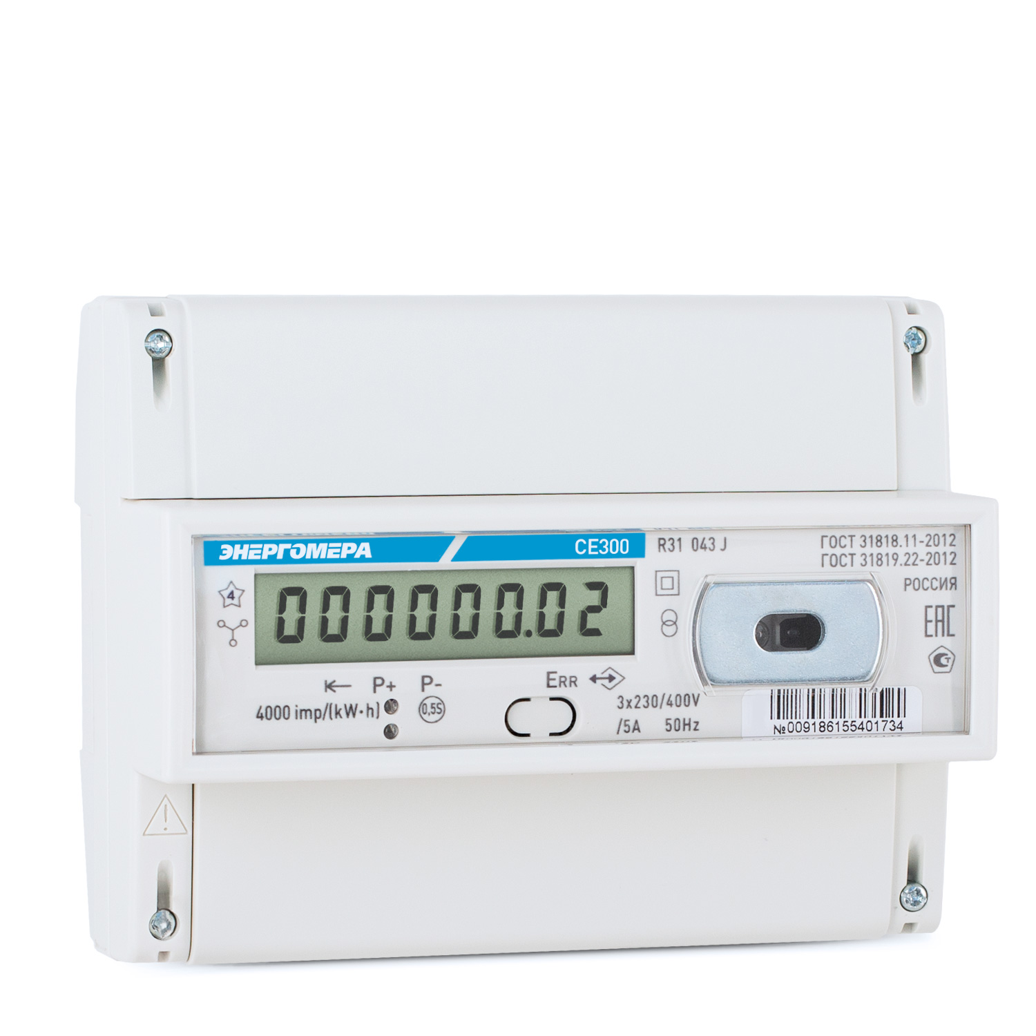 Счетчик Энергомера CE300 S33 043-J