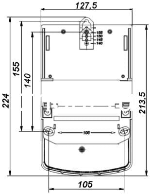 Матрица AD11A.1(I)-BLRs-Z-R-TW (1-2-1) электросчетчик